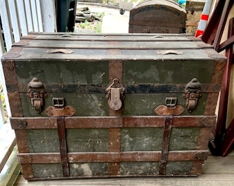 Trunks - Old Antique Trunks- Variety of 7+ Vintage Finds Ready for a Beautiful Restoration of One or Multiples from these Vintage Offerings.