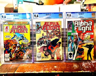 Alpha Flight 全巻セット フィルムコミック Alpha Flight by John Byrne - Large Comic Book Hard Box Chest MDF