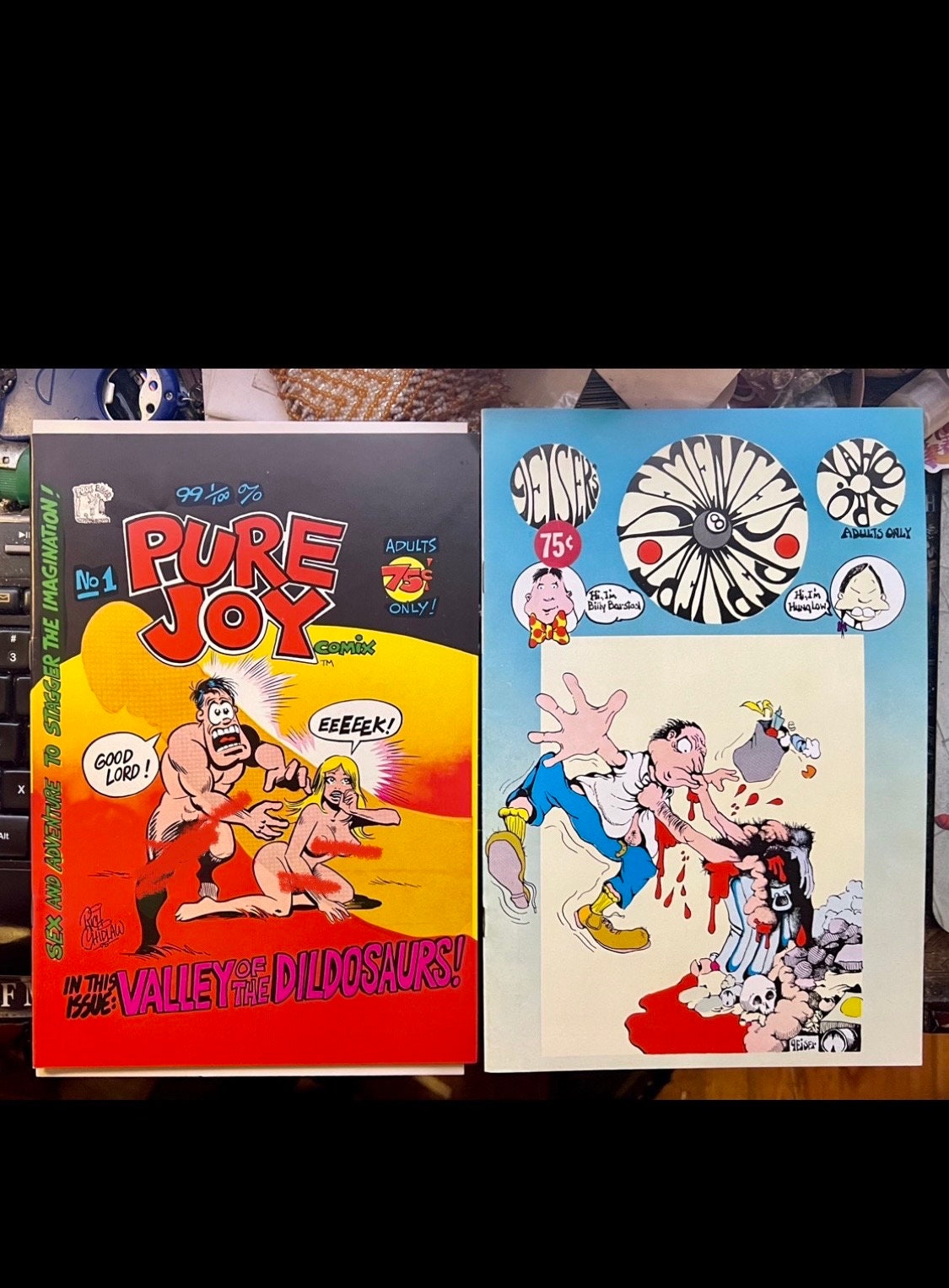 Pure Joy 1 1972 and Demented Pervert 2 1975 Underground Comics. Highly  Collectible Comedy Unused Conditions. Mature Content. Adults Only - Etsy