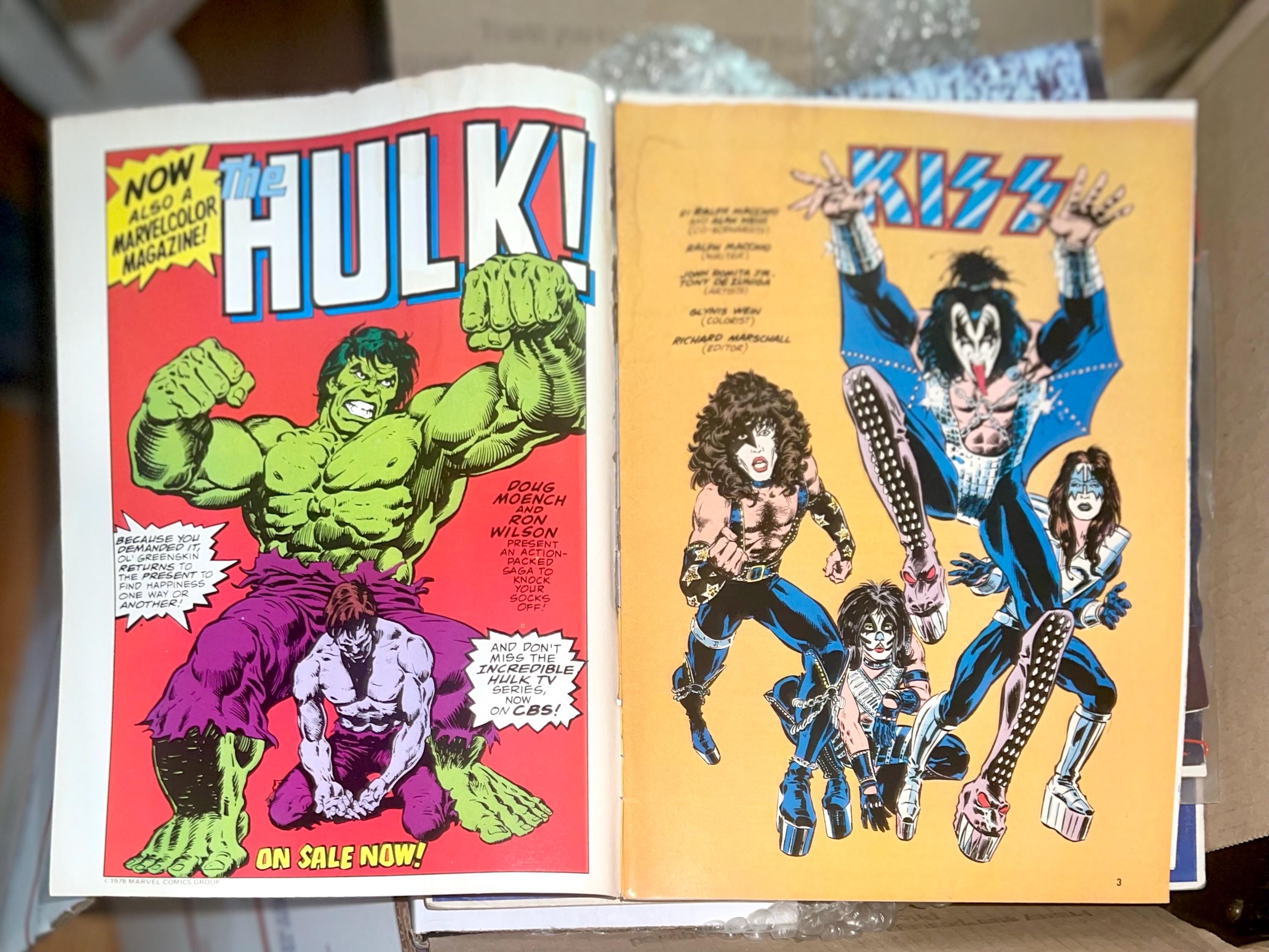 KISS in Marvel Super Special #5 Dec. 1978 With Poster! KISS