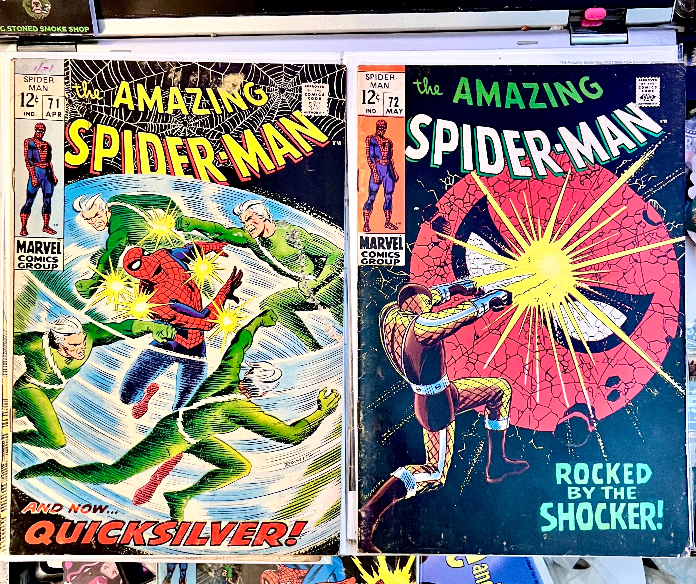 Amazing Spider-man #71 Amazing Spider-man #72 (1963 1st Series