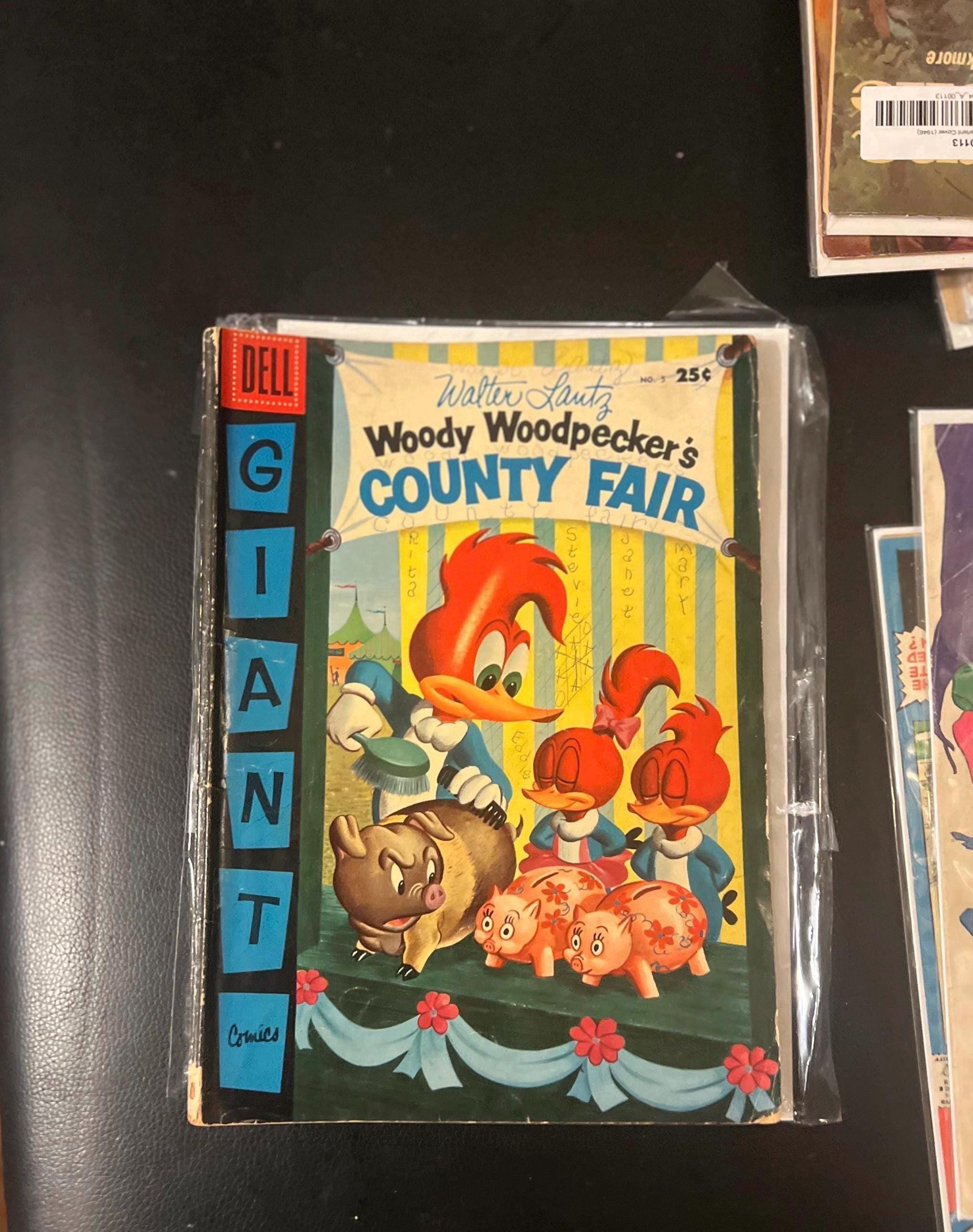 Woody Woodpecker County Fair #5 Giant 100 Page Golden Age Comic