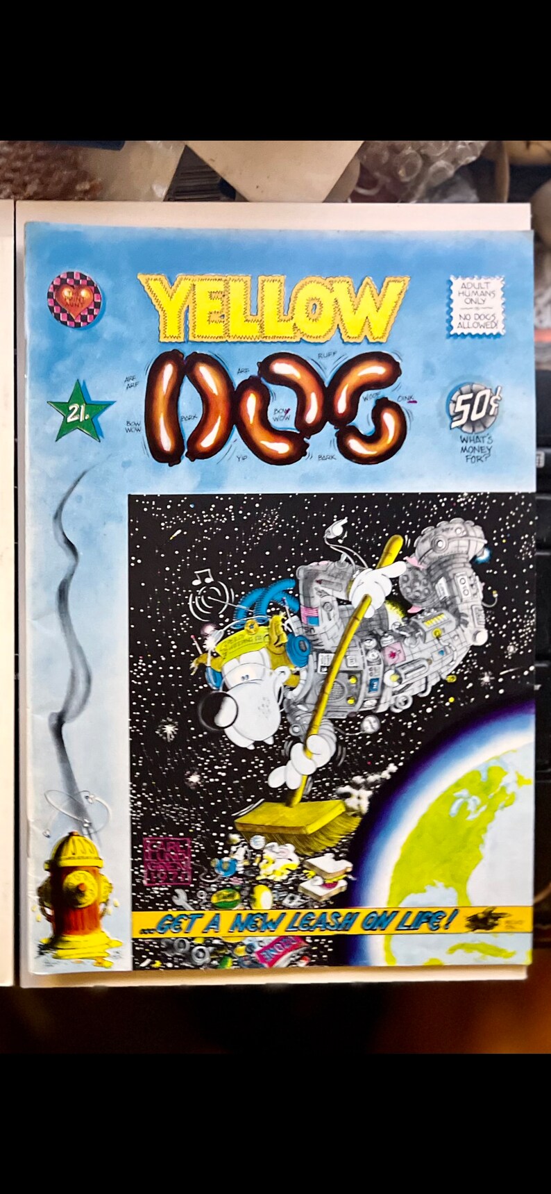 Captain Guts #2 & Yellow Dog #21 Vintage 1970-1971 Larry Welz ...