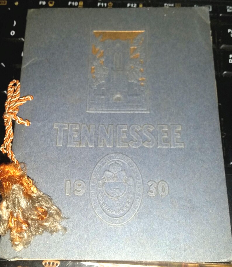 UT 1930 Commencement Program from the University of Tennessee College of Law and College of Home Economics Vintage Alumni Archive Material. image 1