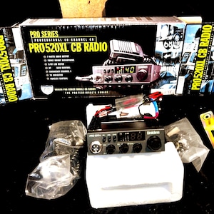 Uniden PRO520XL CB Radio for Industrial, Commercial, Off-Road. Heavy-Duty, 40-Channel, 4 Watts, Squelch Control, RF Gain, PA System, + More!