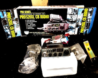 Uniden PRO520XL CB Radio for Industrial, Commercial, Off-Road. Heavy-Duty, 40-Channel, 4 Watts, Squelch Control, RF Gain, PA System, + More!