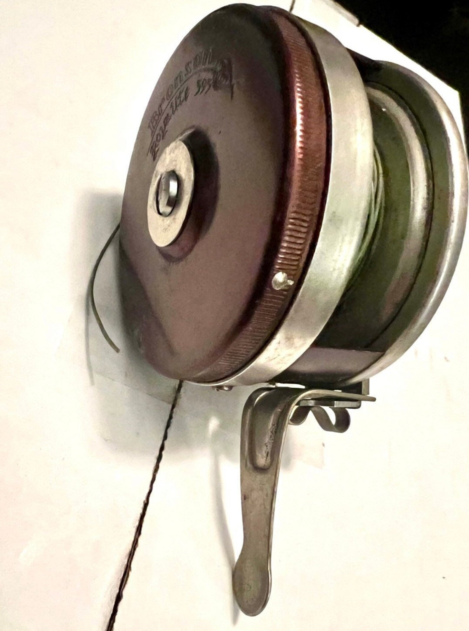 Moulinet Spinning Vintage Bronson Buddy N°800, Pêche Eau Douce, Made In USA, Rare