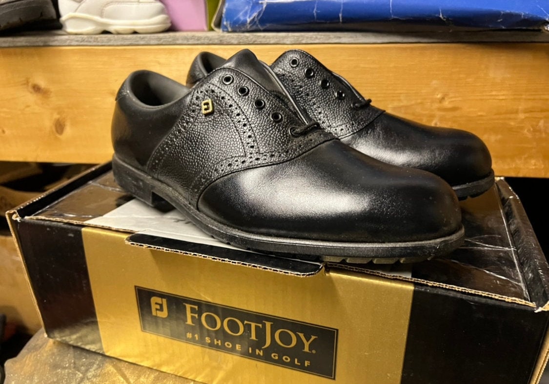 Footjoy Spikeless Golf Shoes Classic Onyx Black @ a Vintage Footjoy Spikeless Golf Shoes Classic Onyx Black @ a Vintage