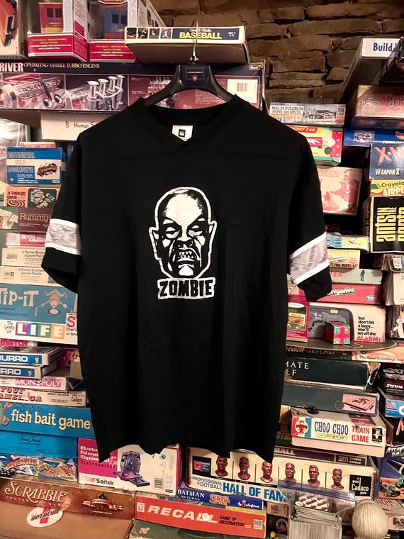 Rob Zombie Vintage 1990's T-shirt Rare Football Jersey Style With