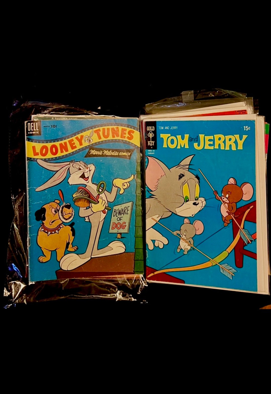 Looney Tunes Merrie Melodies 1955 Issue 161 & Tom and Jerry 1971 Issue ...
