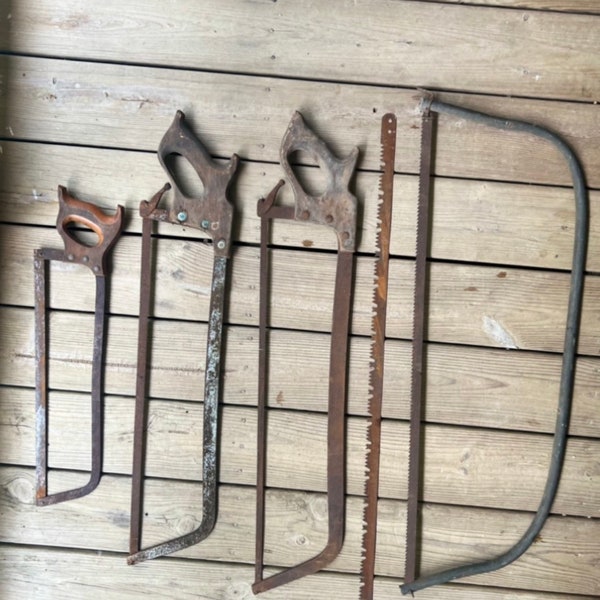 Antique Meat Saw Etsy
