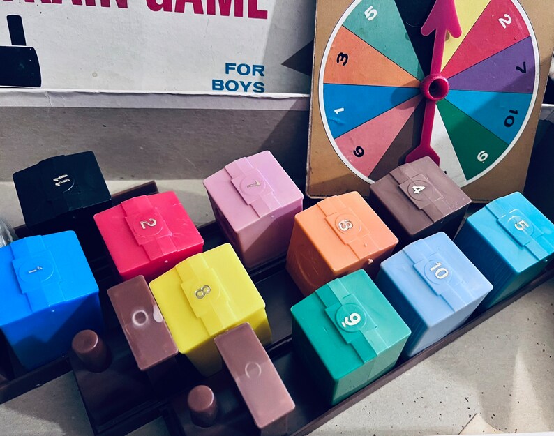 Vintage Rare Transogram Choo Choo the Number Color Train Game With ...