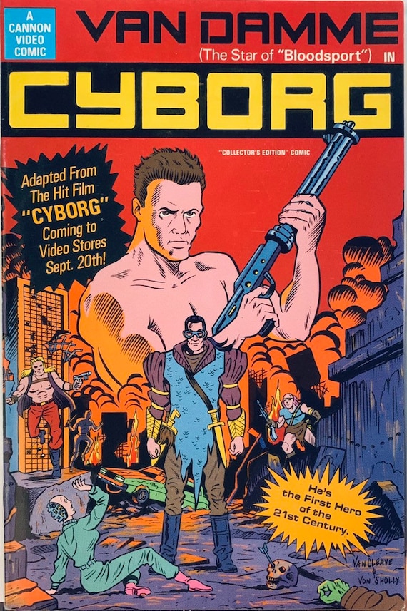 Cyborg 1 The Comic Book Jean Claude Van Damme Issue 1 High Etsy