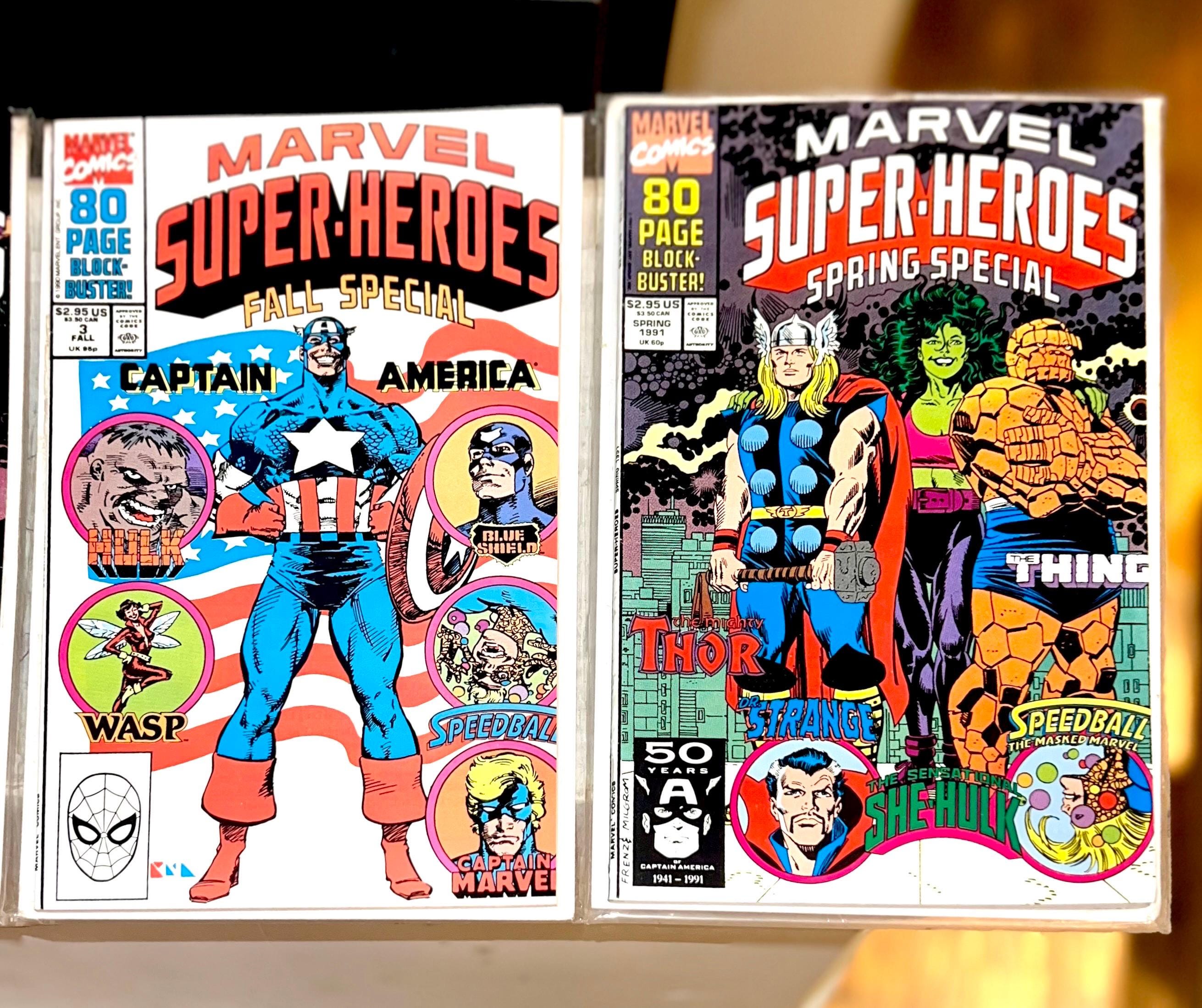 アメコミ　1990年代 スーパーヒーロー コミック コレクション　23冊セット Marvel Super Heroes (1990) Comic Books Avengers to X-men Stan Lee