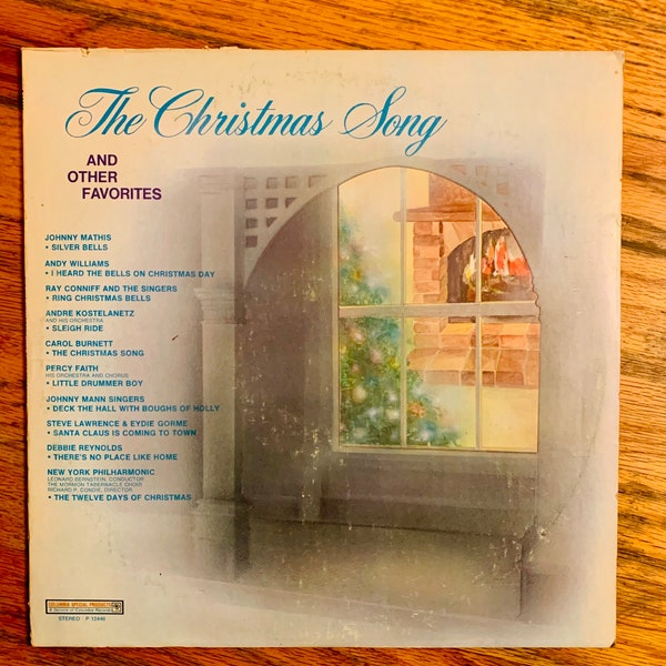 Das Weihnachtslied und andere Favoriten. 1974 Verschiedene Künstler - Johnny Mathis, Andy Williams, Carol Burnet, Percy Faith und mehr. NM Vinyl