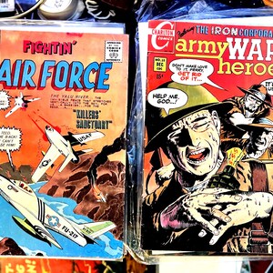 Fightin' Air Force (1956) #44 Published June 1964 Army War Heroes #35 Published December 1969