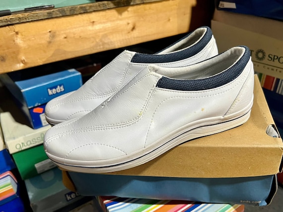Keds navy slip on deals
