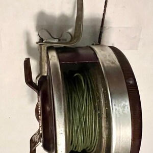 RARE MOULINET ANCIEN MOUCH'TIC en boite 1950's pêche ancien PRATIC EUR