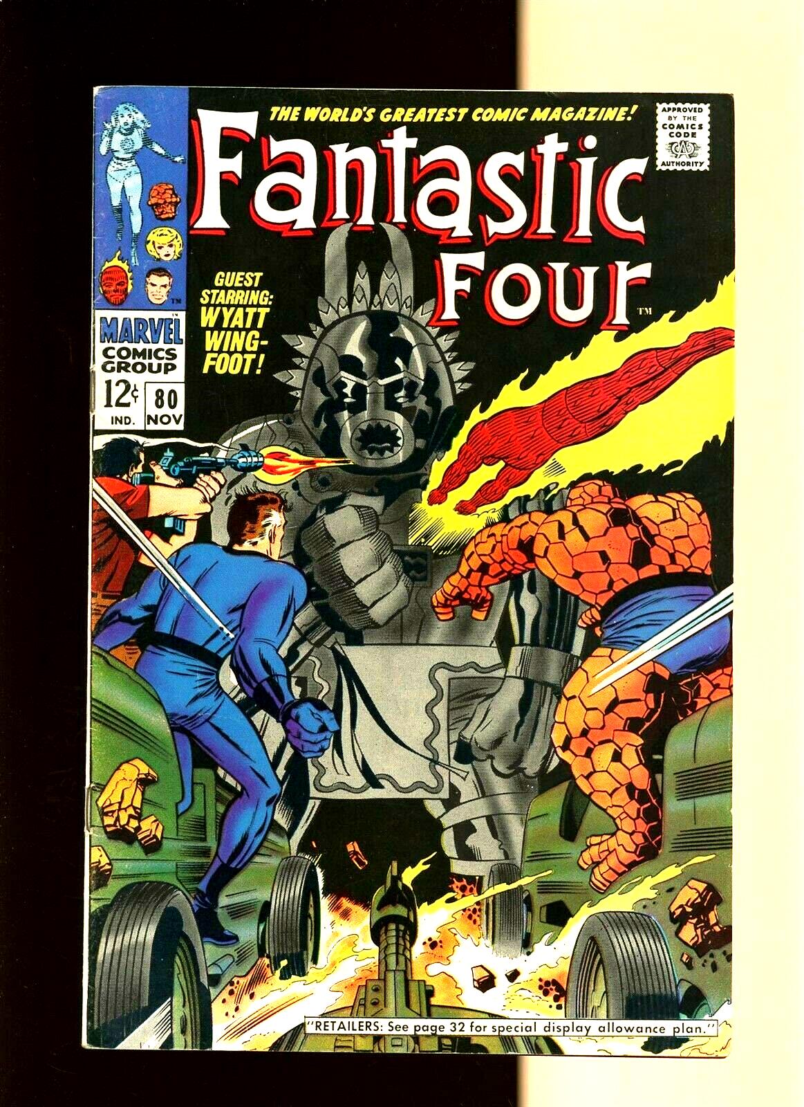 Fantastic Four #80 First Appearance Tomazooma. Crystal of the
