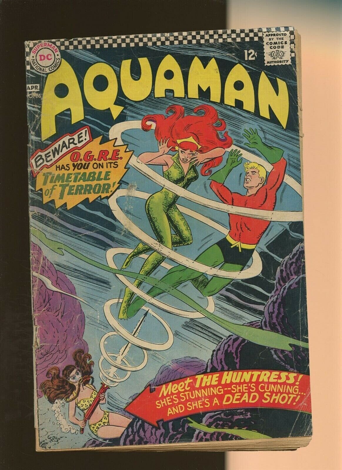 Aquaman (1962 1st Series) #26 Published May 1966 by DC. Cover Art
