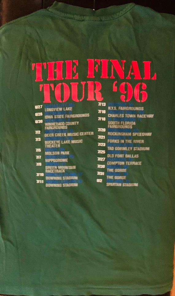 Ramones Shirt Final Tour 2 Sided 1996 Lollapalooz… - image 2