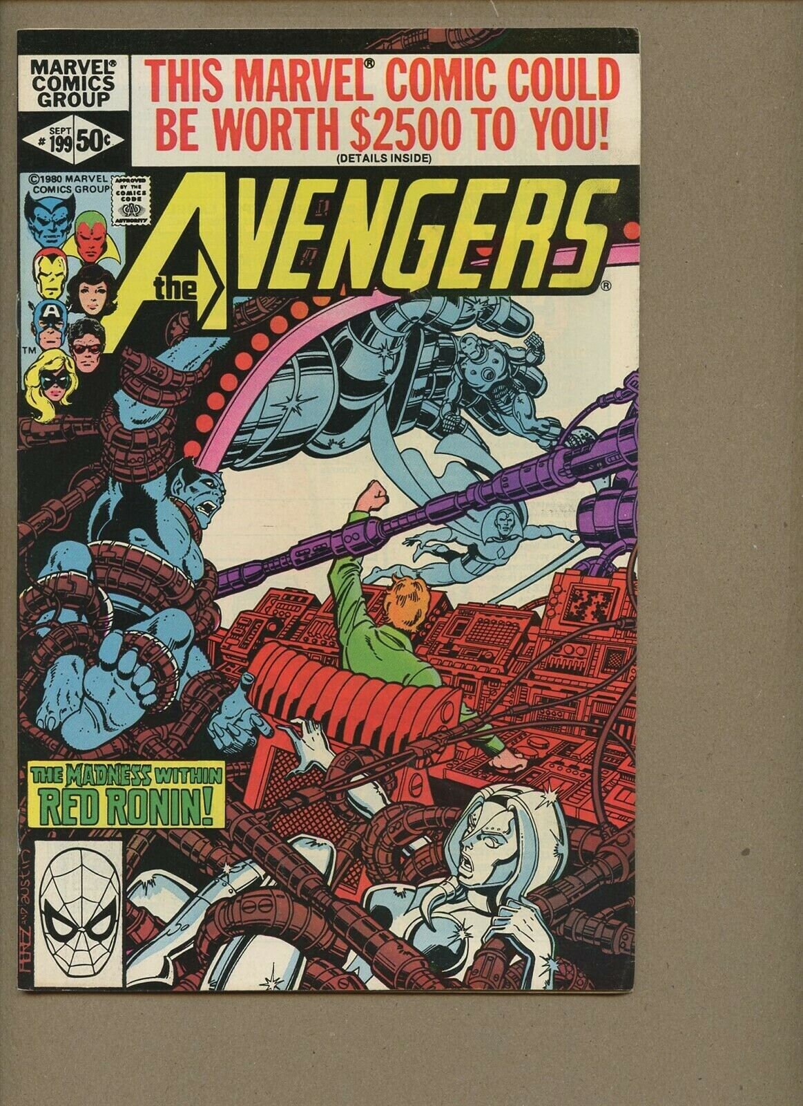 Avengers #199 Three Book Collection From 1980. Legion of Unliving