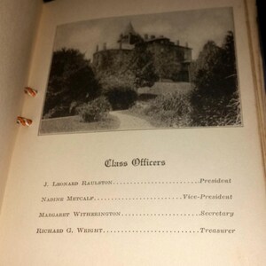 UT 1930 Commencement Program from the University of Tennessee College of Law and College of Home Economics Vintage Alumni Archive Material. image 6