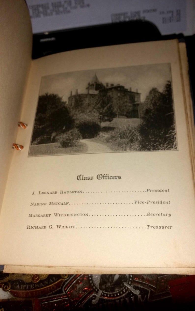 UT 1930 Commencement Program from the University of Tennessee College of Law and College of Home Economics Vintage Alumni Archive Material. image 6
