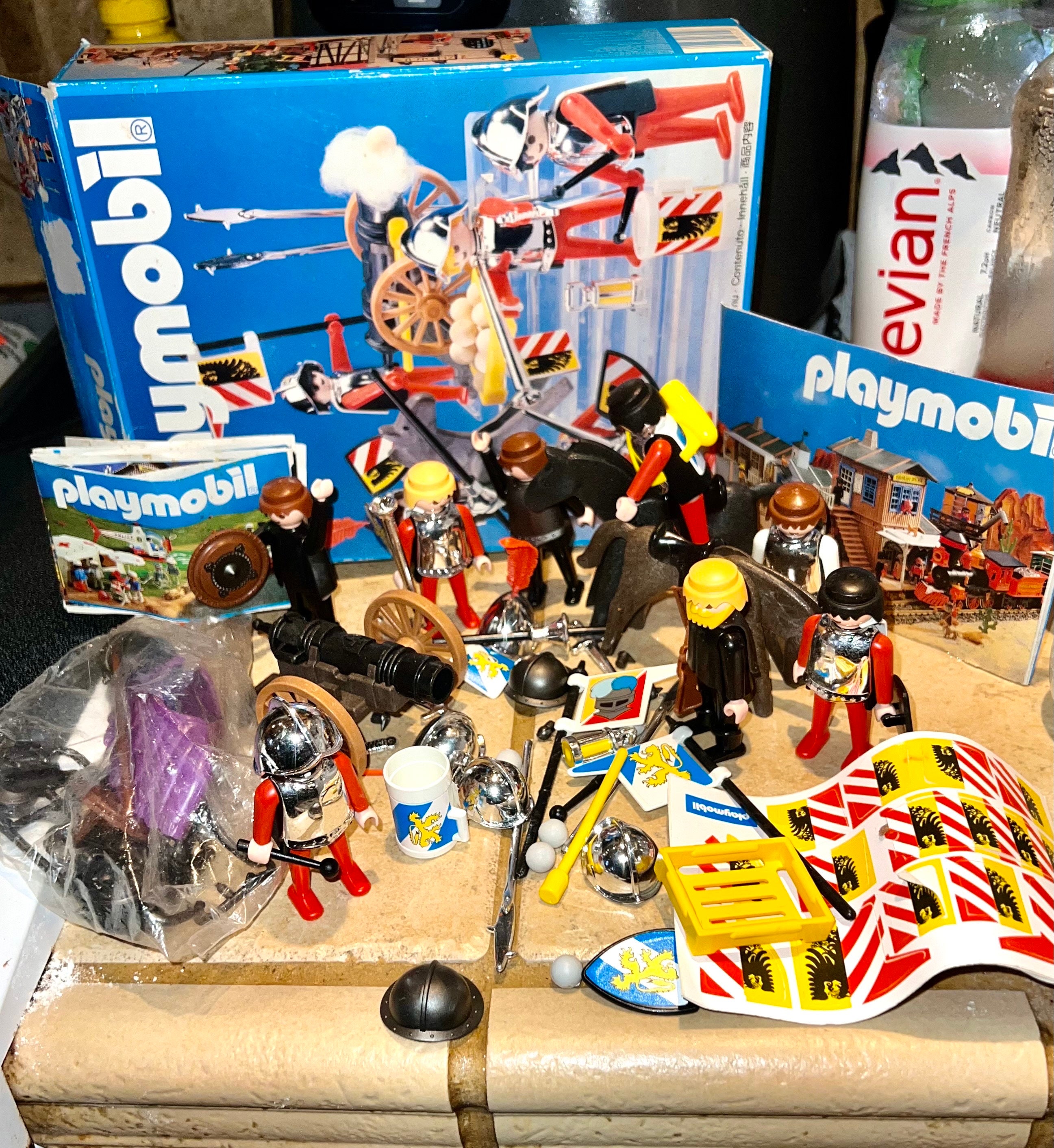 PLAYMOBIL Personnage Peintre Chantier Travaux Bâtiments 05 - CUSTOM RARE  VINTAGE