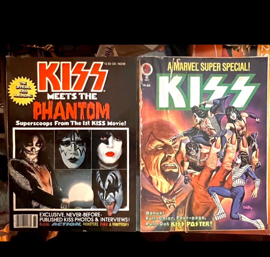KISS in Marvel Super Special #5 Dec. 1978 With Poster! KISS