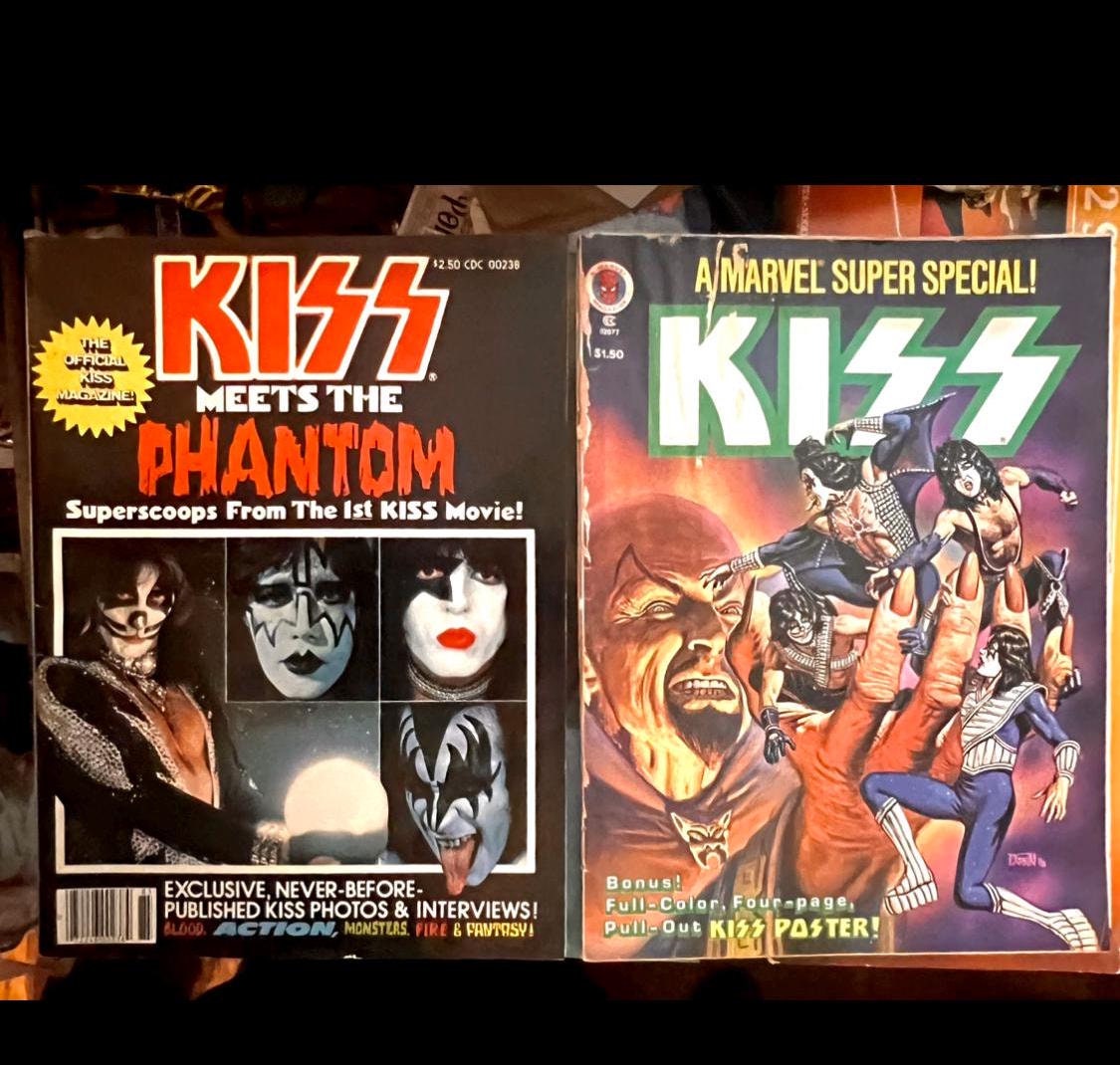 KISS in Marvel Super Special #5 Dec. 1978 With Poster! KISS