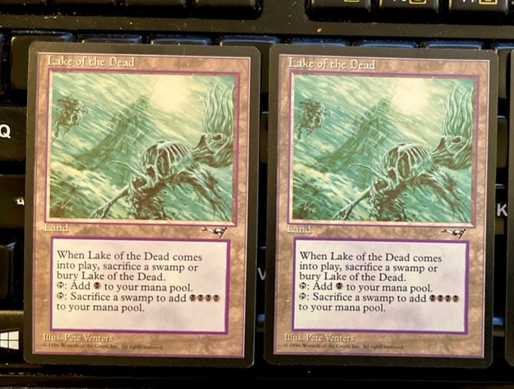 MTG Rare Reserved Lake of the Dead 1996. Magic the Gathering
