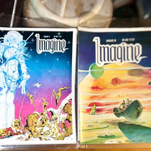 Imagine #5 Imagine #6 Early Independently Published Science-Fiction Comic Books