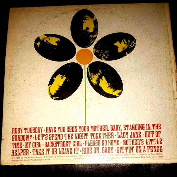 The Rolling Stones - Flowers, Original Vinyl Album. Rare Early