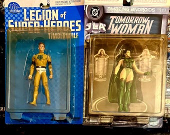 Timberwolf and Tomorrow Woman DC Direct Action Figures Legion of Super-Heroes & JLA Amazing Androids Fully possible action figures from DC!