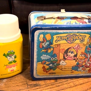 Muppet Babies Vintage Metal Lunch Box and Thermos