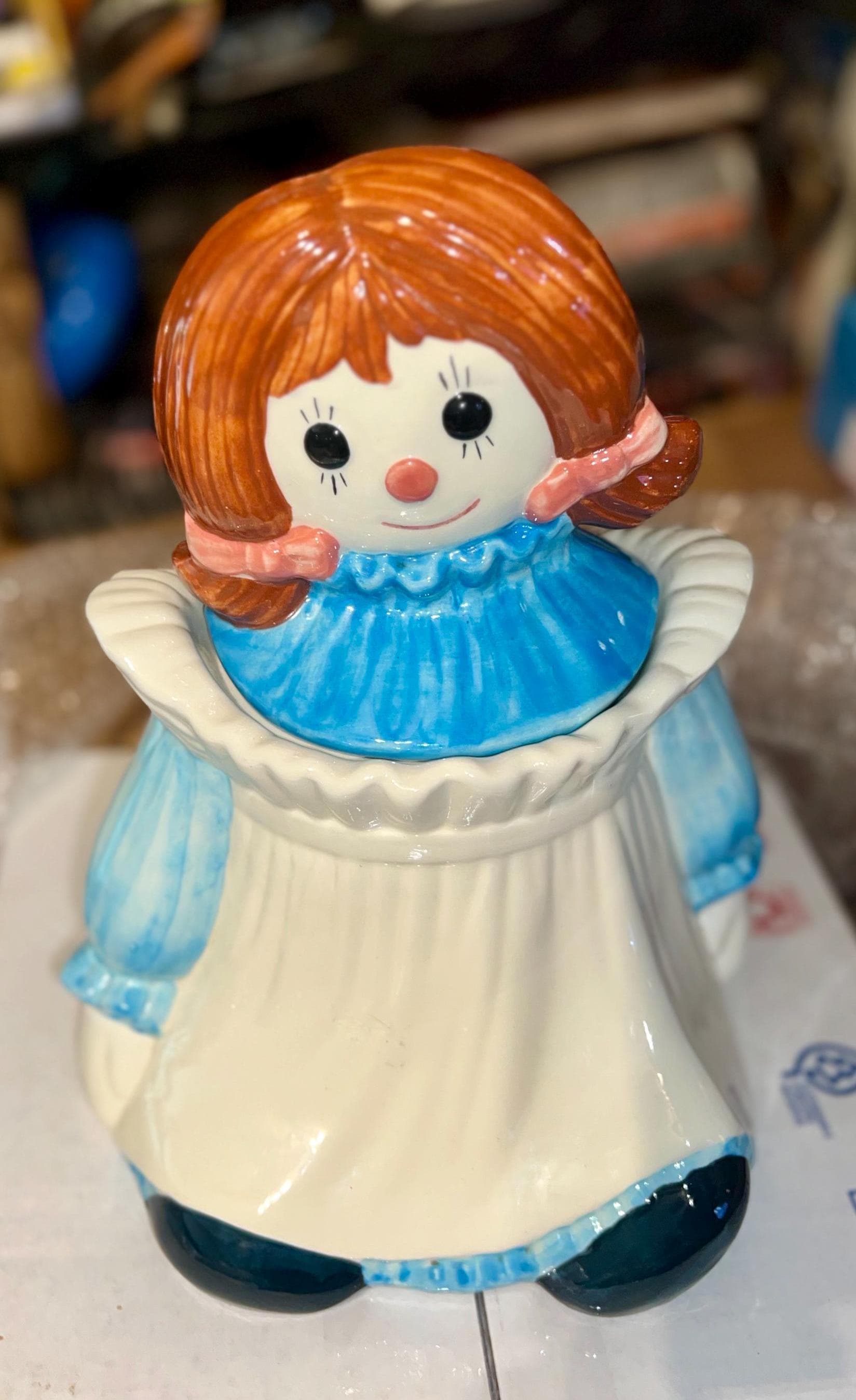 ラガディアン＆アンディ　クッキージャー Raggedy Andy Cookie Jar - Etsy Canada