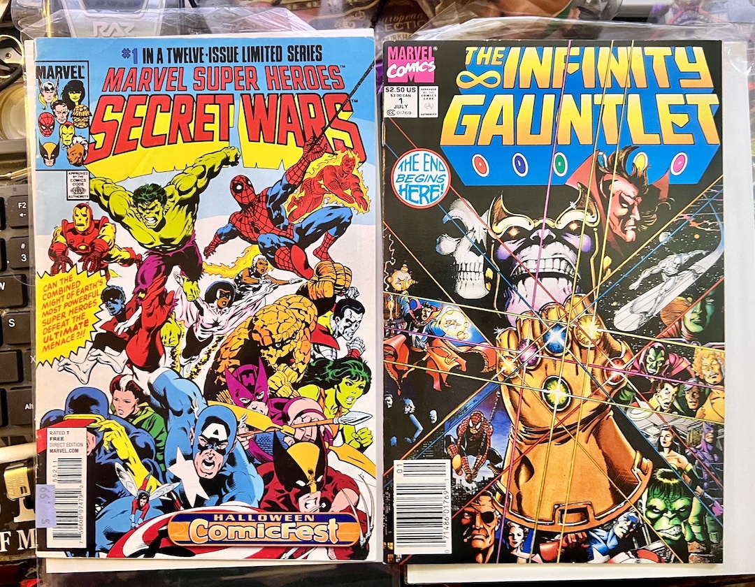 The Infinity Gauntlet #1 Marvel Secret Wars #1 Original First Edition ...