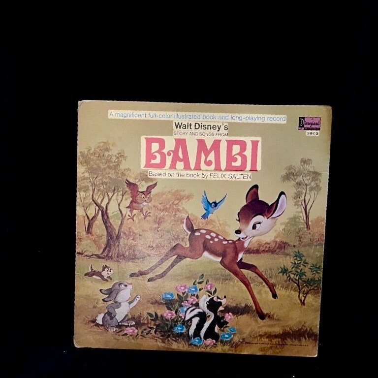 Bambi Vintage Vinyl LP Record Album. Walt Disney Presents Bambi Bambi Vintage Vinyl LP Record Album. Walt Disney Presents Bambi