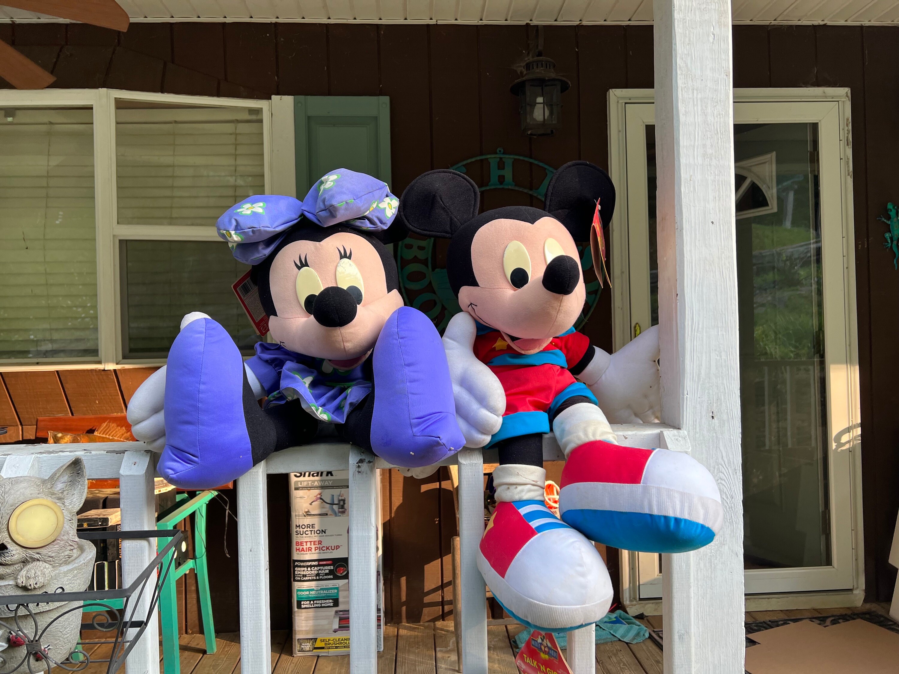 Mickey Mouse & Minnie Mouse Talk N Giggle Giant Plush W Tags. Each 1 ...
