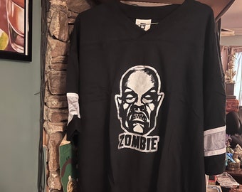 Rob Zombie Vintage 1990's T-shirt Rare Football Jersey Style With