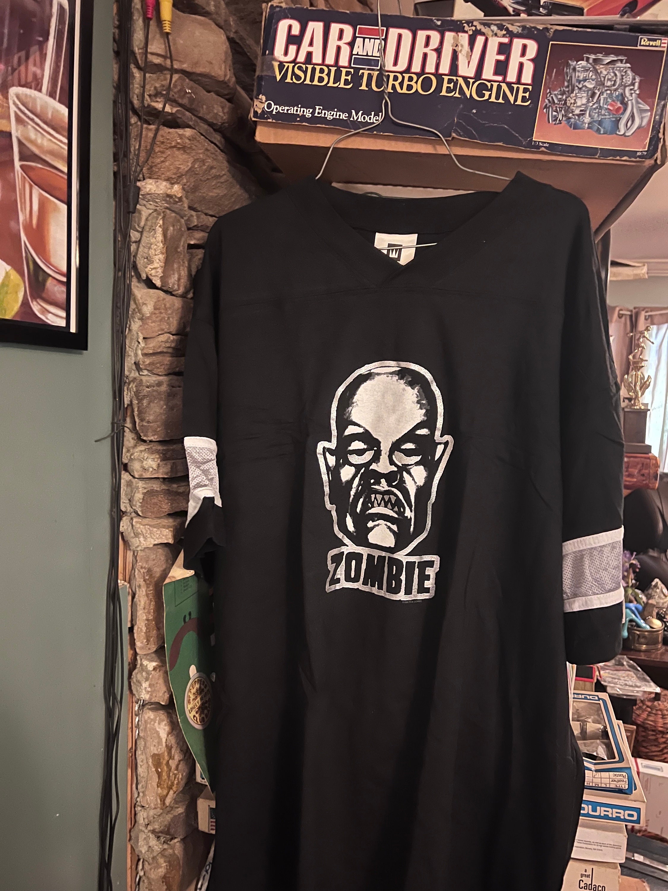 Rob Zombie Vintage 1990's T-shirt Rare Football Jersey Style With
