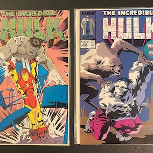 Vintage 1980&#39;s The Incredible Hulk Bundle Includes Hulk #361, #362 Two awesome covers, One nice price + TSR Dungeons and Dragons games backs