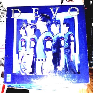 Devo 1981 Vintage Vinyl - New Traditionalists - Like New. Original Sleeve with Mail Order Devo Merchandise
