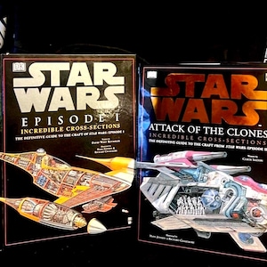 Star Wars Space Craft The Definitive Guides with Incredible Cross References Episode I and II The Clone Wars. Amazingly Illustrated Hardback
