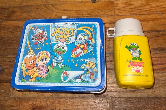 Muppet Babies Vintage Metal Lunch Box and Thermos - image 7