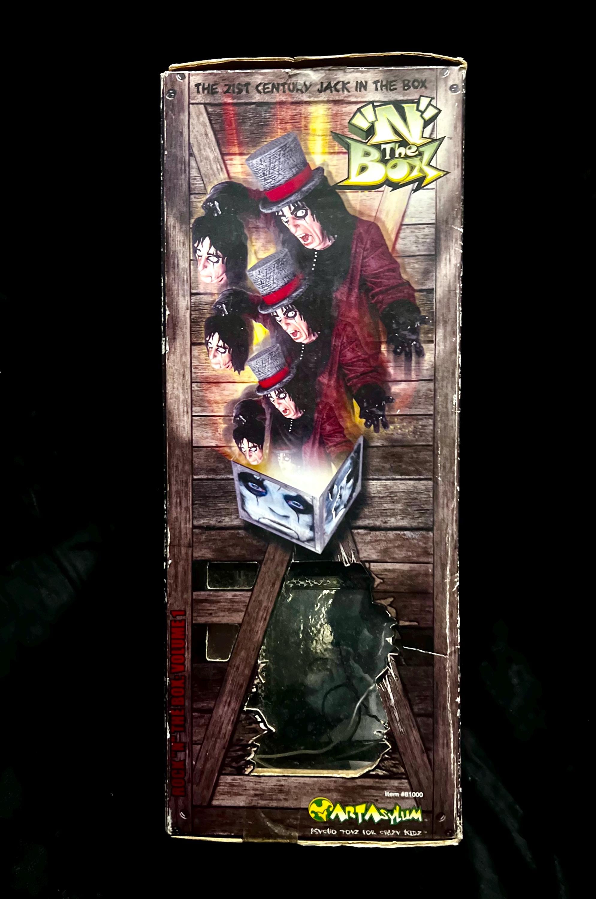 Alice Cooper Jack in the Box: 2001 Art Asylum Rock 'N' the