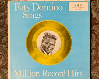 Fats Domino Fats Domino - Sings Million Record Hits Vintage Rock and Roll Vinyl Record Album. Excellent Sound.