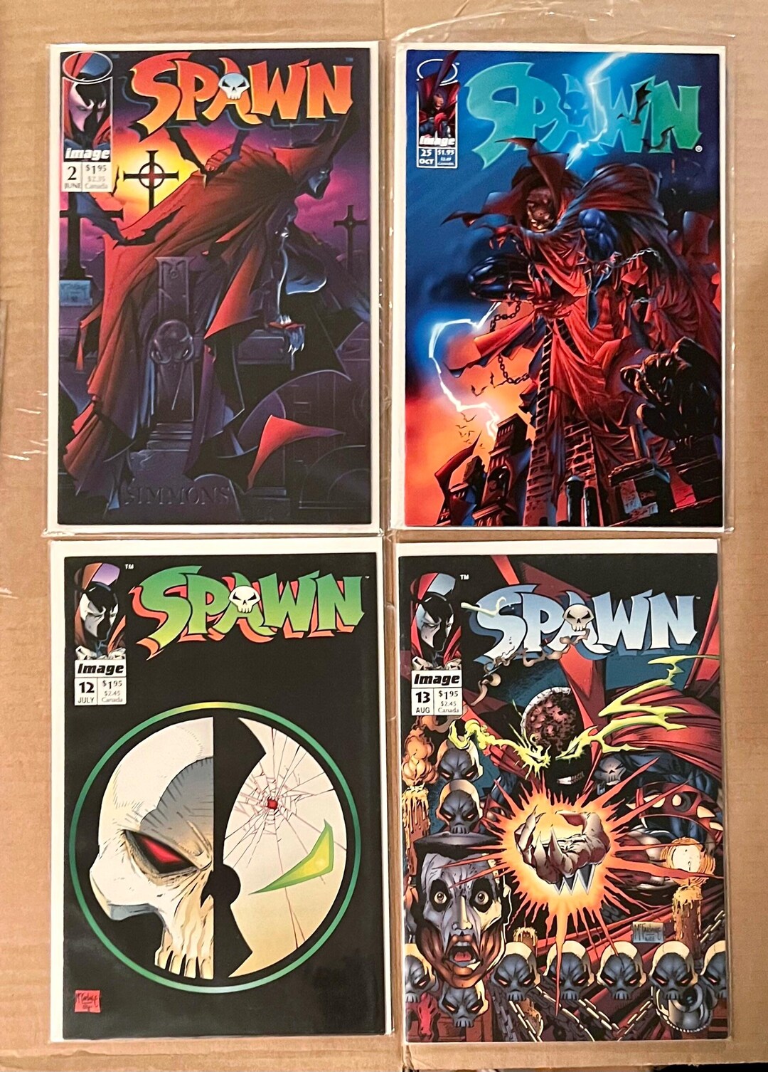 キャンディSPAWN 25 クラシックコミックカバー 2体セット 激安価格の キャンディSPAWN We-R-Toys - Figure 8 Spawn 25 Series