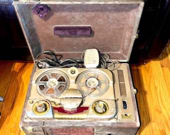 Vintage Akai X-1800SD Reel to Reel / 8-track Tape Recorder 70s